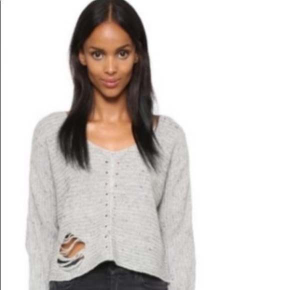 Wildfox Terra Cropped Sweater Top - Picture 5 of 5